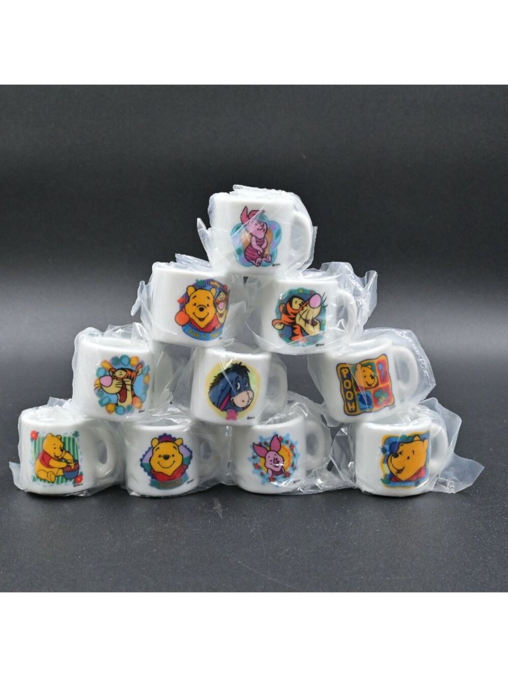 Tomy Disney Winnie The Pooh Mini Mug Collection Series 2 Complete Set Of 10